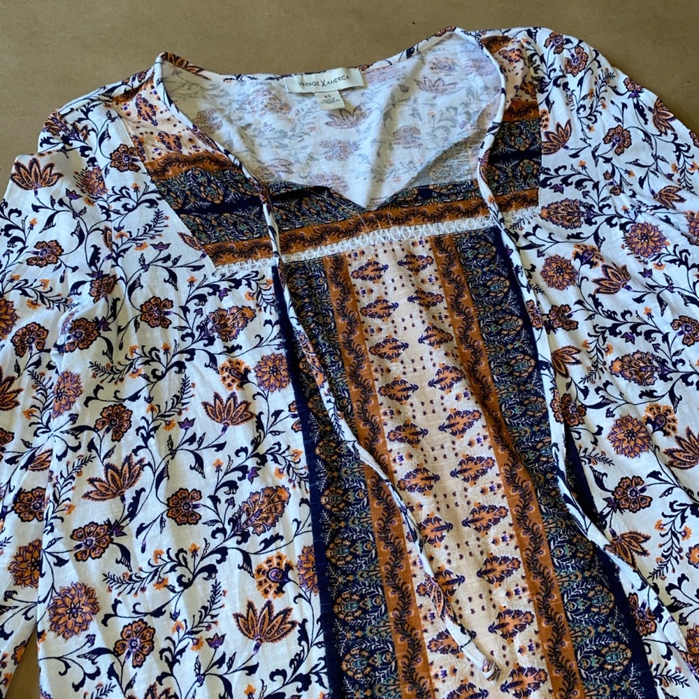Vintage X America Top Wmns XS